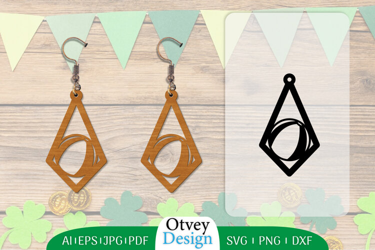 Earring Summer Lasercut example image 1