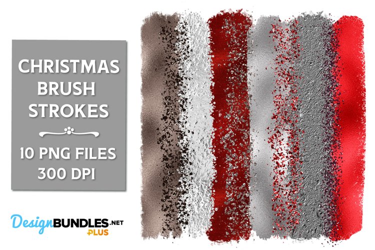 Brush Strokes Set, Foil Brush Strokes, Glitter Sublimation