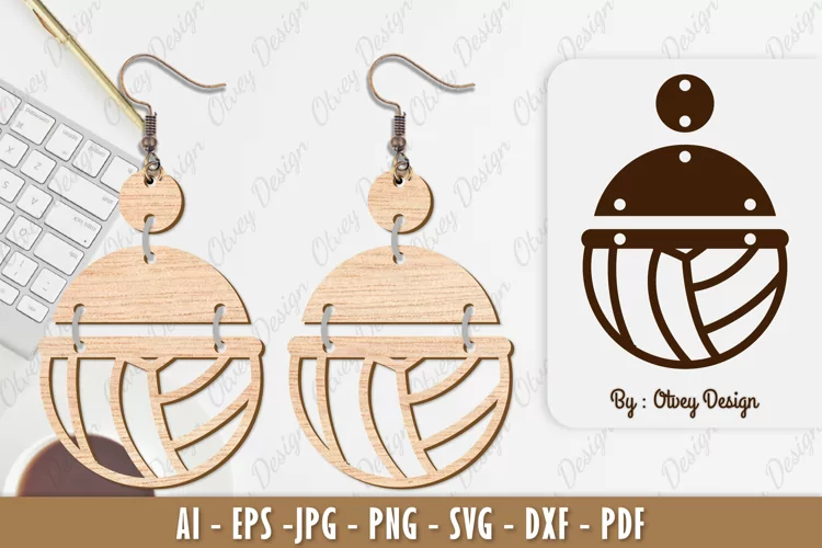 Ball Earring Lasercut