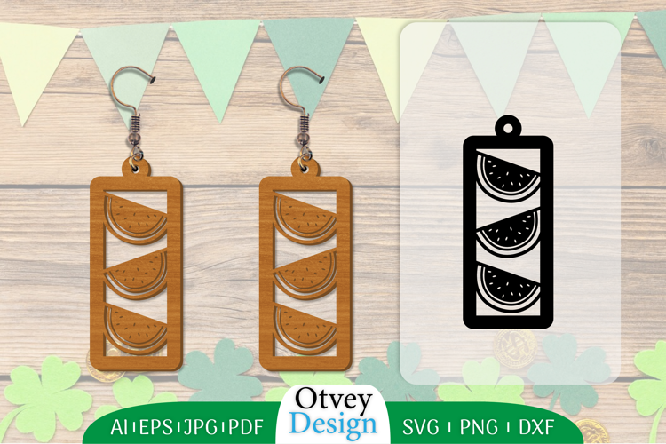 Earring Summer Lasercut