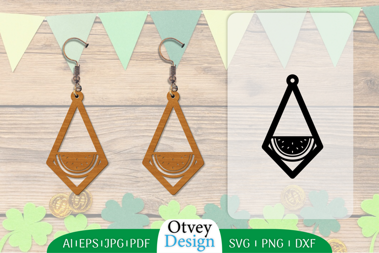 Earring Summer Lasercut