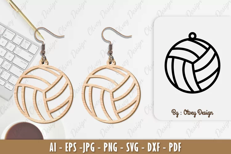 Ball Earring Lasercut