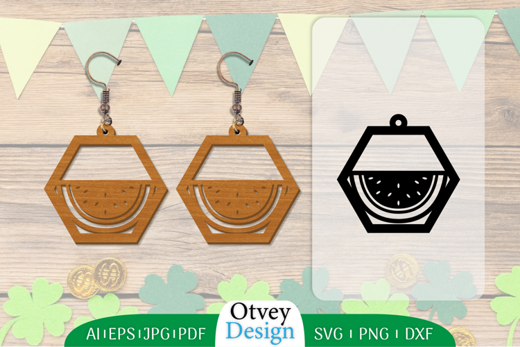 Earring Summer Lasercut