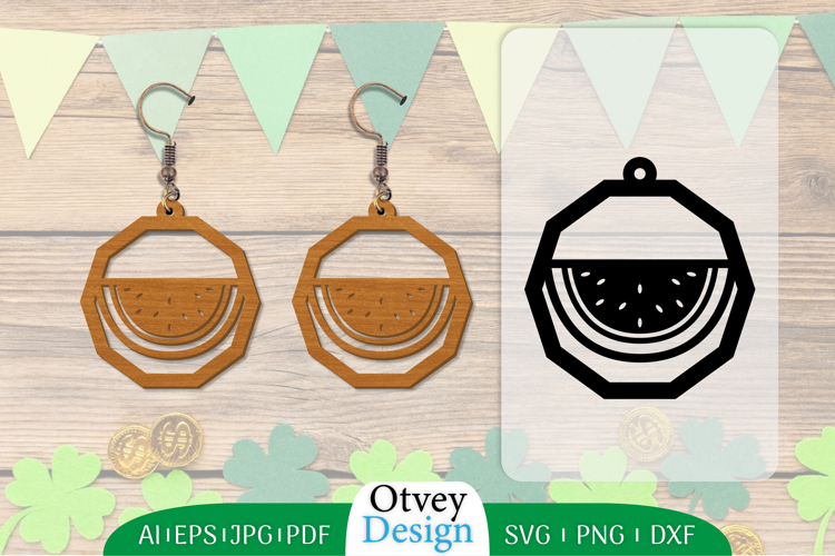 Earring Summer Lasercut
