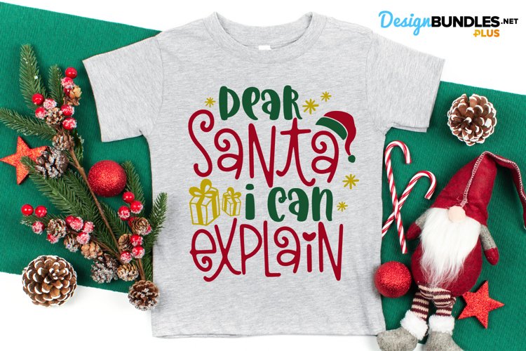 Dear Santa, I Can Explain, Santa Svg, Christmas Svg Design example image 1