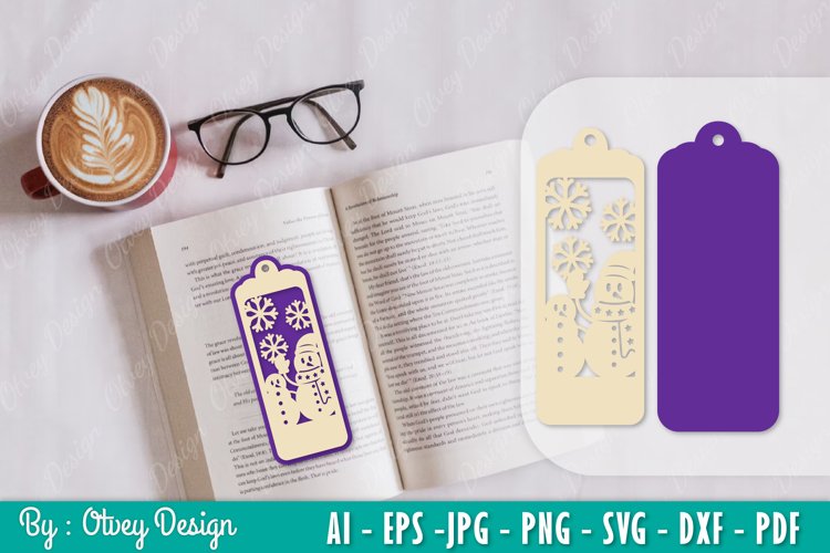 Printable Christmas Bookmark Image 2