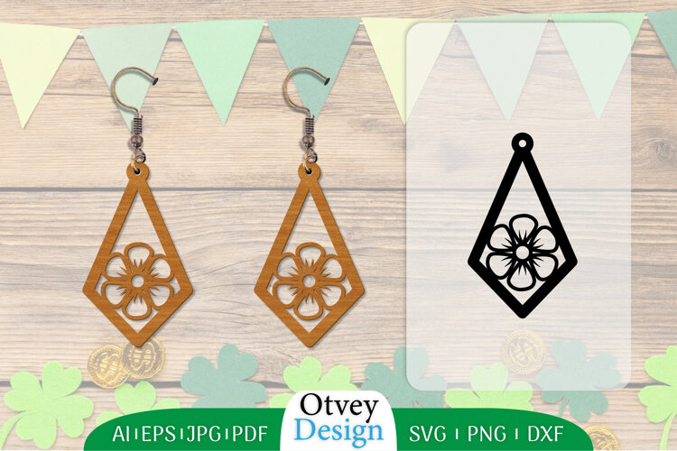 Earring Summer Lasercut example image 1