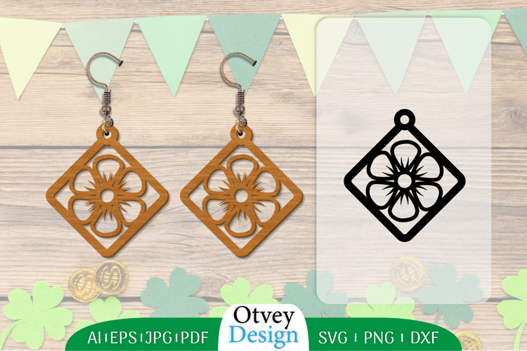 Earring Summer Lasercut