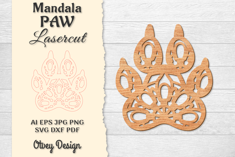 Paw Print Dxf Image 10