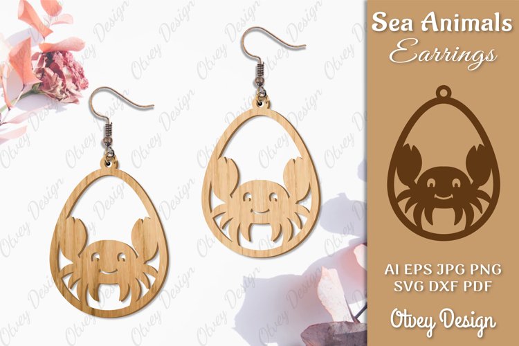 Keychain Sea Animals Lasercut SVG