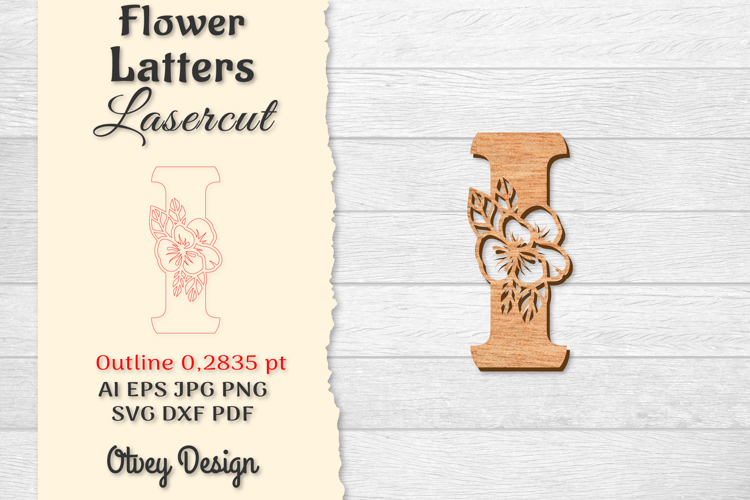 Floral Alphabet Svg Image 10