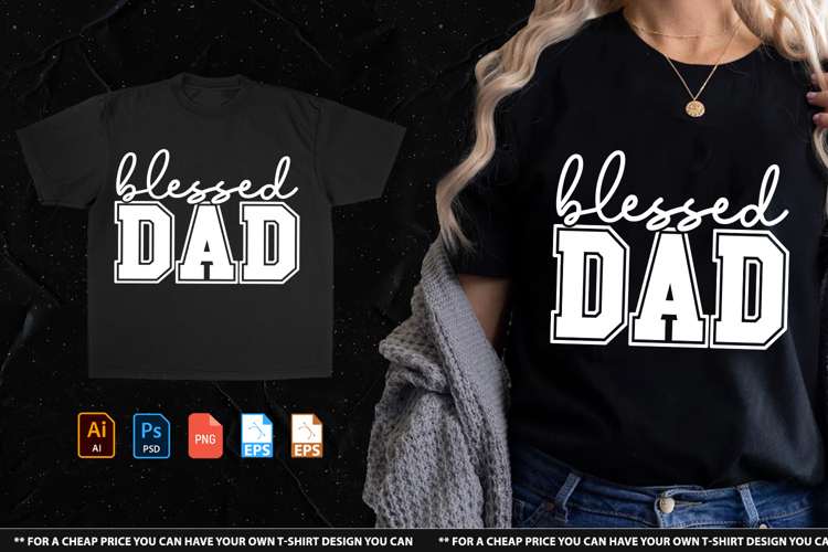 Blessed Dad Svg Image 20