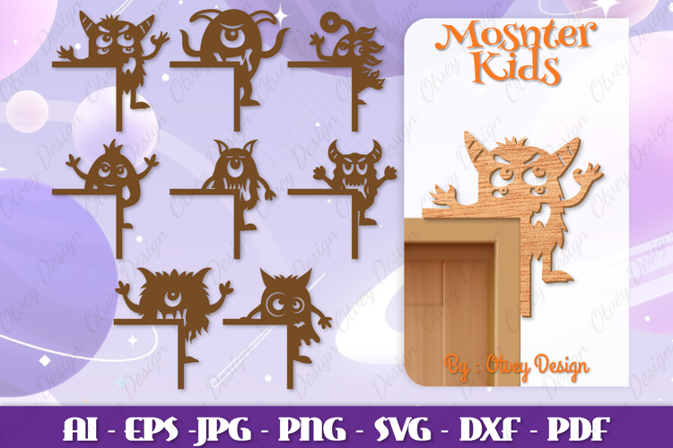 Cute Monster Clipart Image 16
