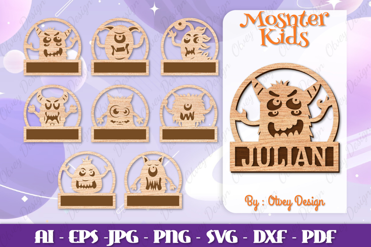 Cute Monster Clipart Image 4