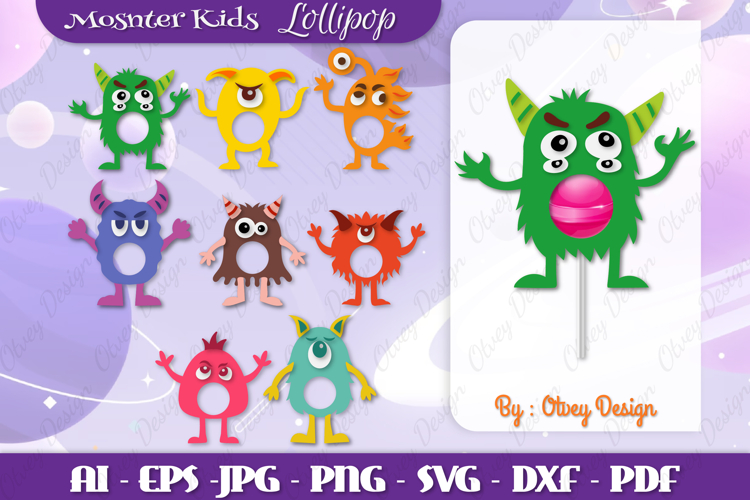 Cute Monster Clipart