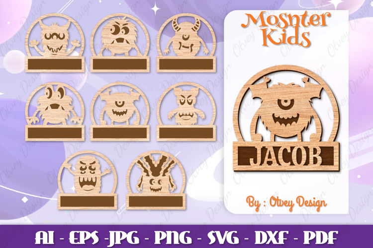Cute Monster Clipart Image 3