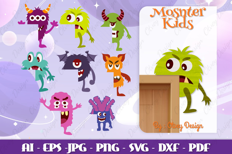 Monster Kids Corner Door Lasercut BUNDLES