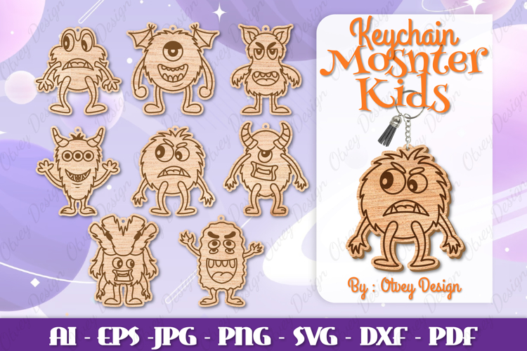 Cute Monster Clipart Image 21