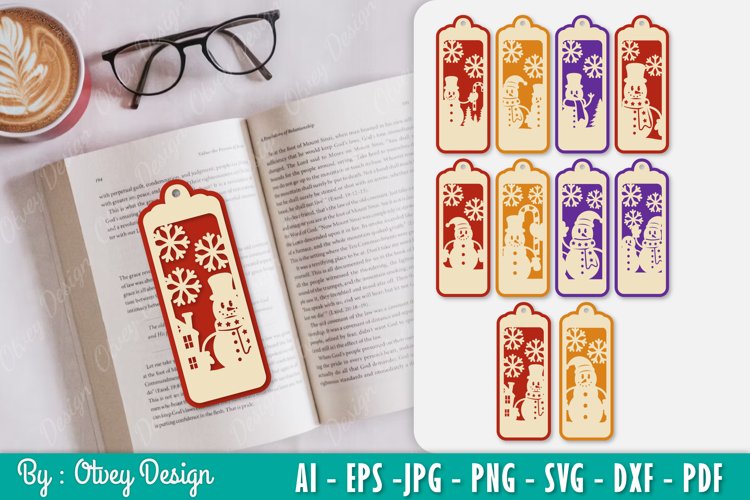 Printable Christmas Bookmark Image 23