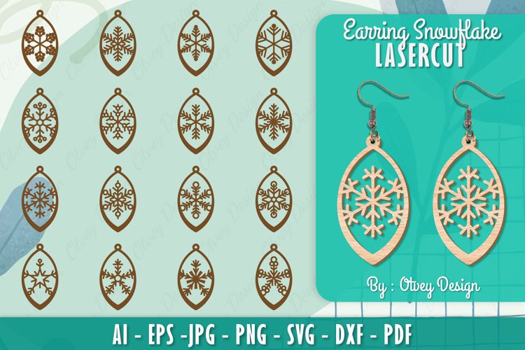 Snowflake 3D Layered Lasercut File