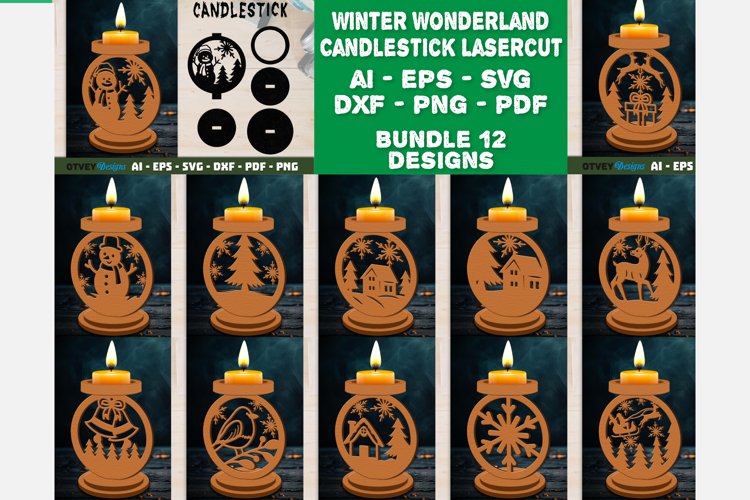 Candle Silhouette Image 17