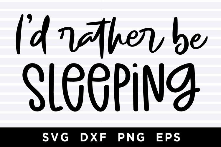 Sleeping Svg Image 2