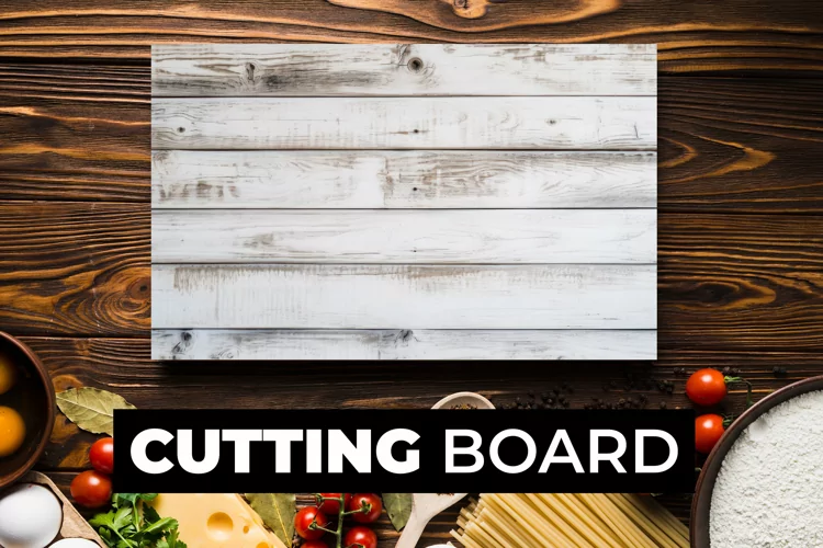 White Wooden Cutting Board Sublimation