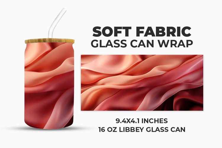 Soft Fabric Glass Can Wrap example image 1