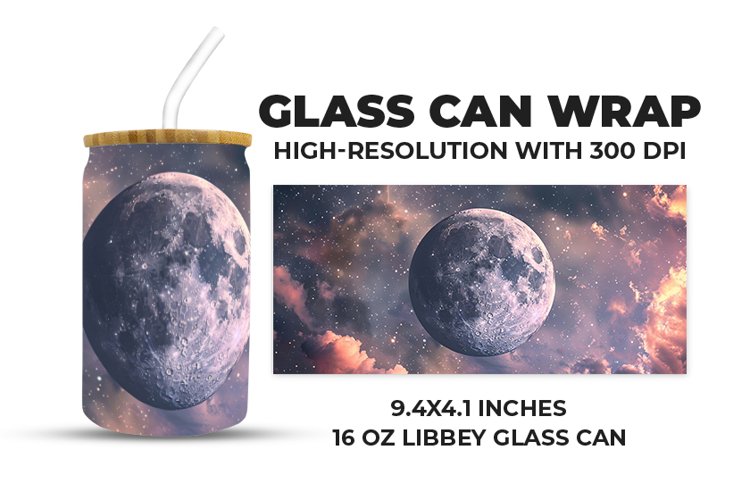 Moon Glass Can Wrap