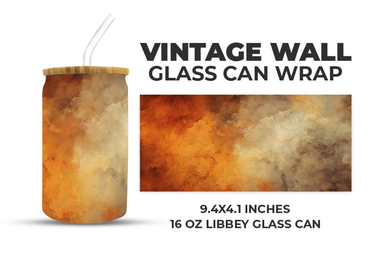 Vintage Wall Glass Can Wrap example image 1