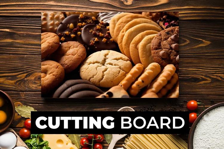 Cookies Cutting Board sublimation