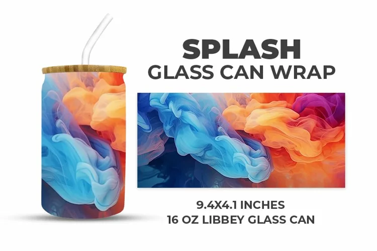 Splash Glass Can Wrap