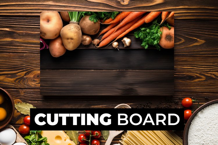 Vegetables Cutting Board sublimation example image 1