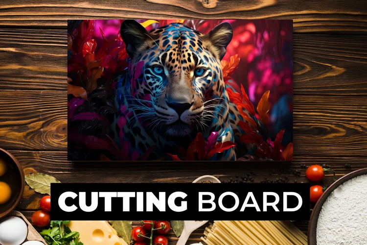 Leopard Cutting Board Sublimation