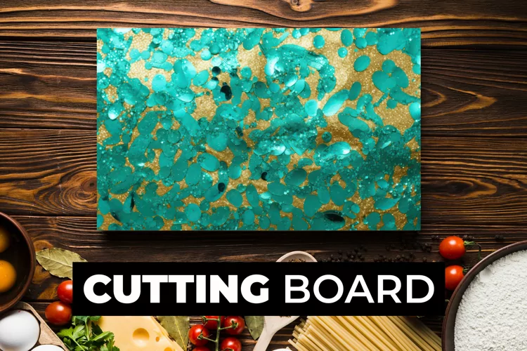 Glitter Cutting Board Sublimation
