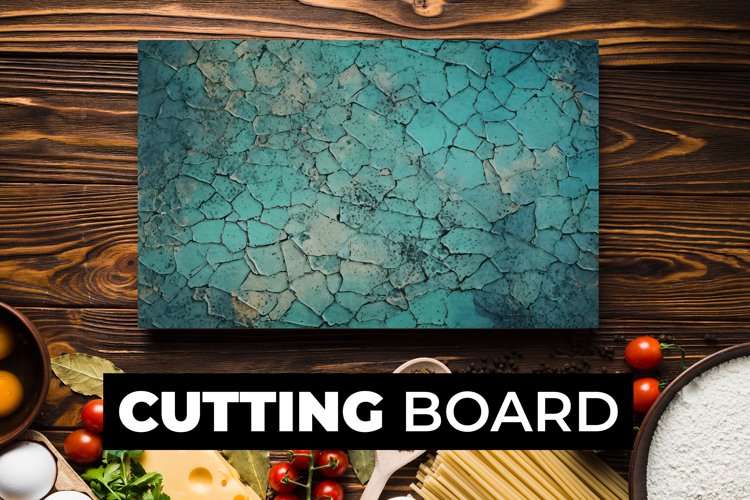Green Crack Wall Cutting Board sublimation
