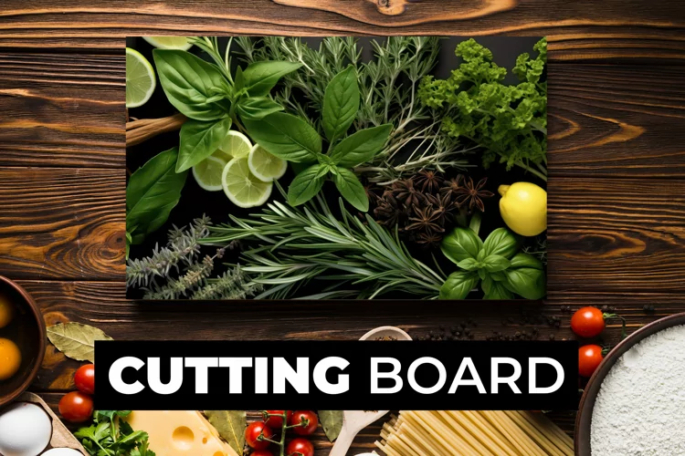 Herbs Cutting Board sublimation