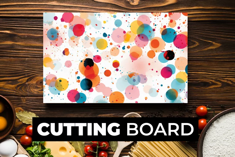 Colorful Cutting Board Sublimation