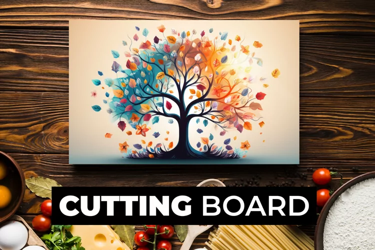 Texture Cutting Board sublimation