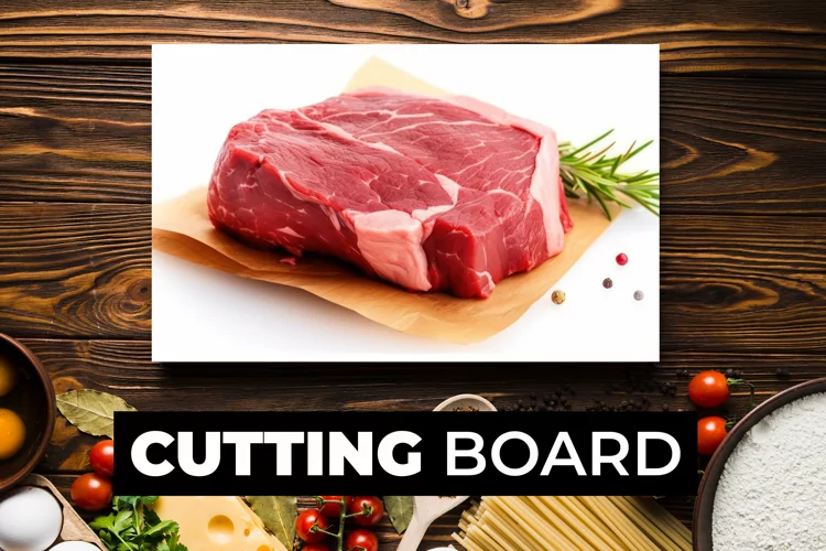 Raw Meat Cutting Board sublimation