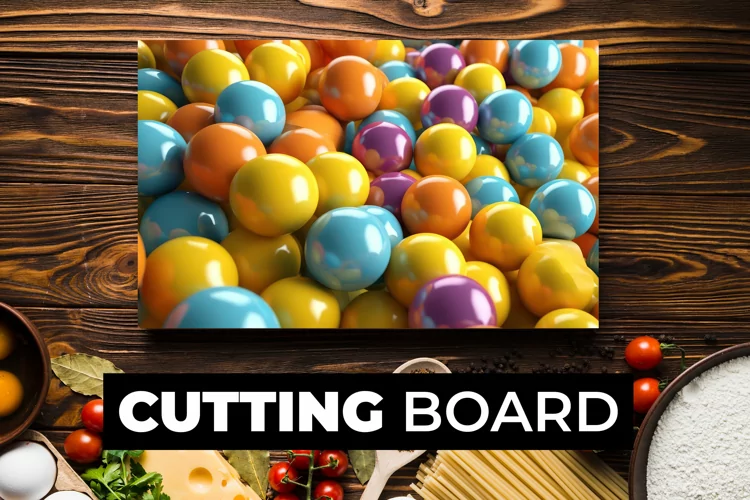 3D Balls Cutting Board Sublimation