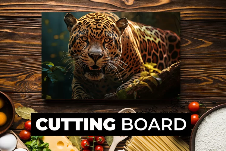 Leopard Cutting Board Sublimation