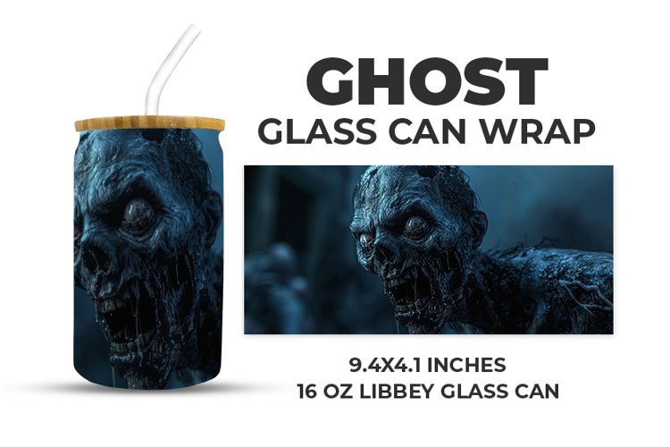 Ghost Glass Can Wrap example image 1