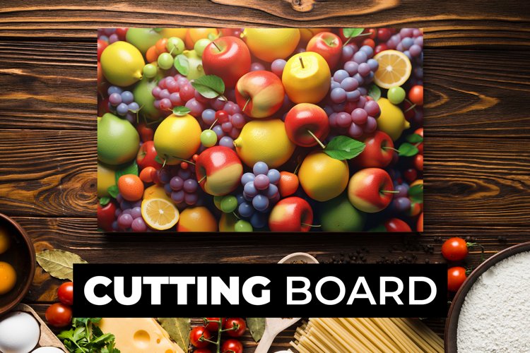 Fruits Cutting Board Sublimation example image 1