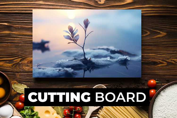 Leaf Cutting Board sublimation