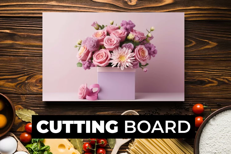 Beautiful Bouquet Cutting Board sublimation