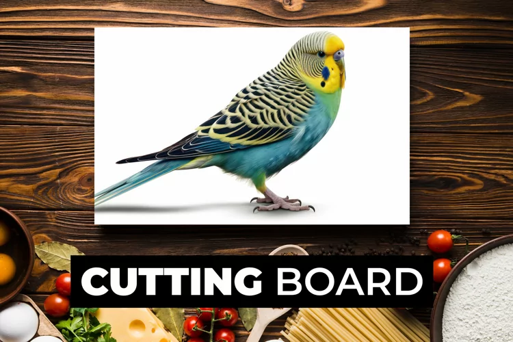 Budgerigar Cutting Board sublimation