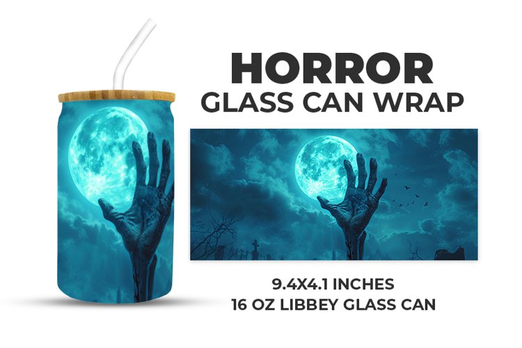 Horror Glass Can Wrap example image 1
