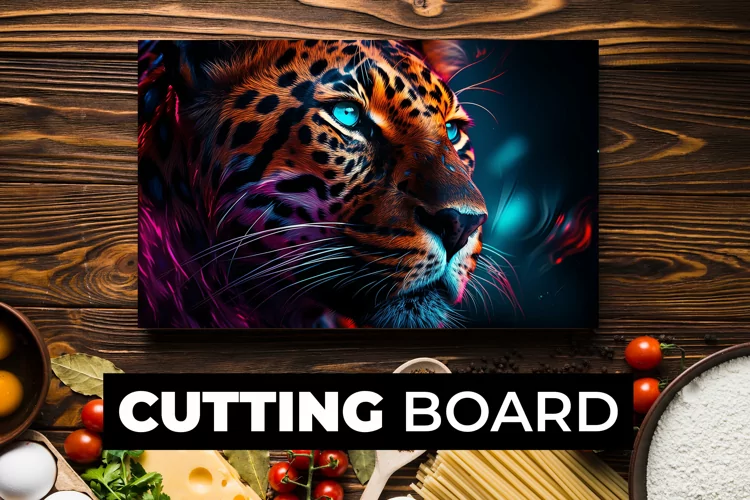 Leopard Cutting Board Sublimation