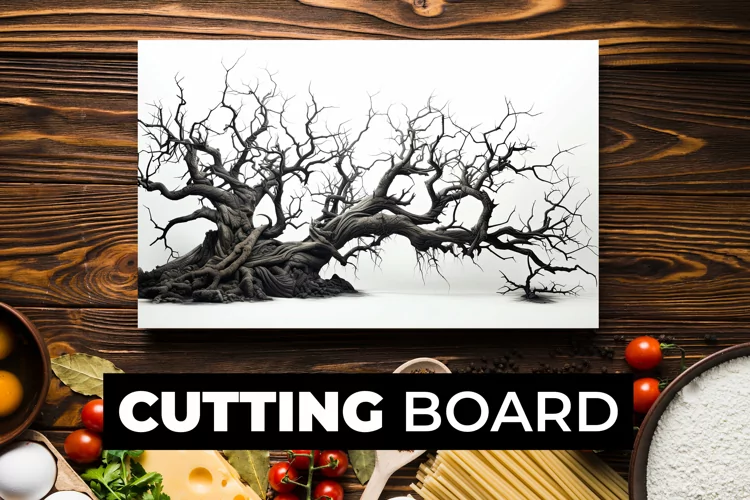 Dead Tree Cutting Board Sublimation